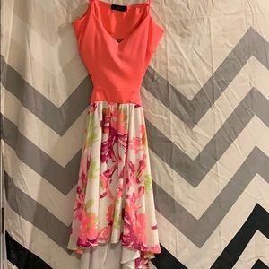Pink floral summer/spring dress